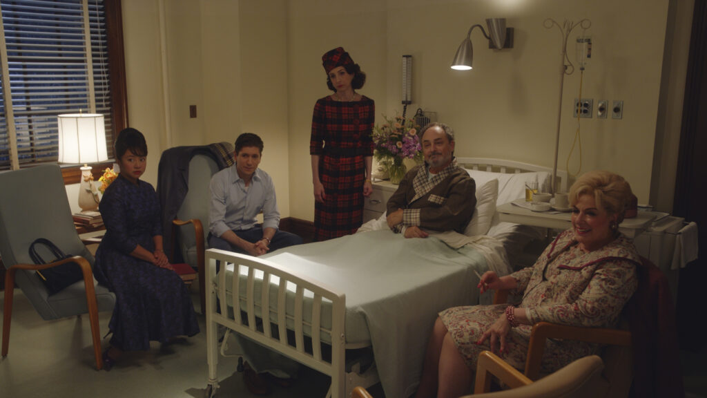 "The Marvelous Mrs. Maisel" Season Four: Midge and her husband (and his parents)