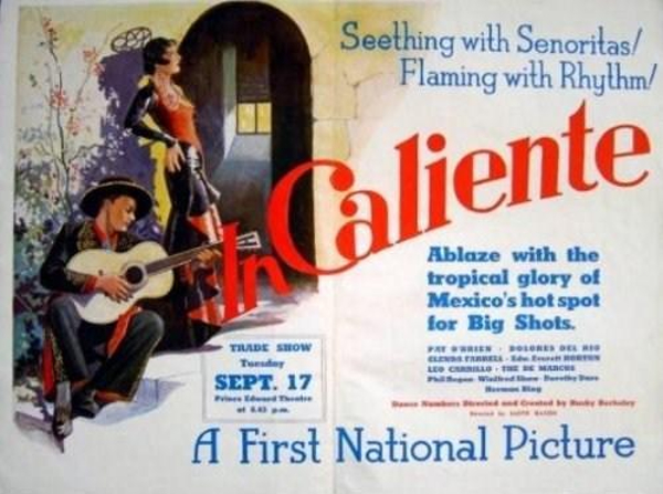 Photo: FilmAffinity, Dolores del Rio film poster "In Caliente"