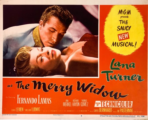 Photo: The Stand Alone, Fernando Lamas movie poster, "The Merry Widow"