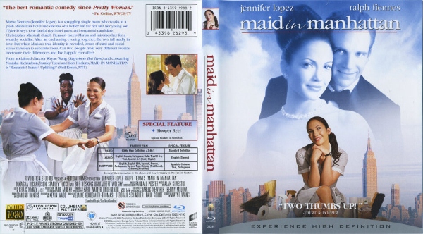 Photo: DVD Covers, DVD cover of "Maid in Manhattan," starring Jennifer Lopez