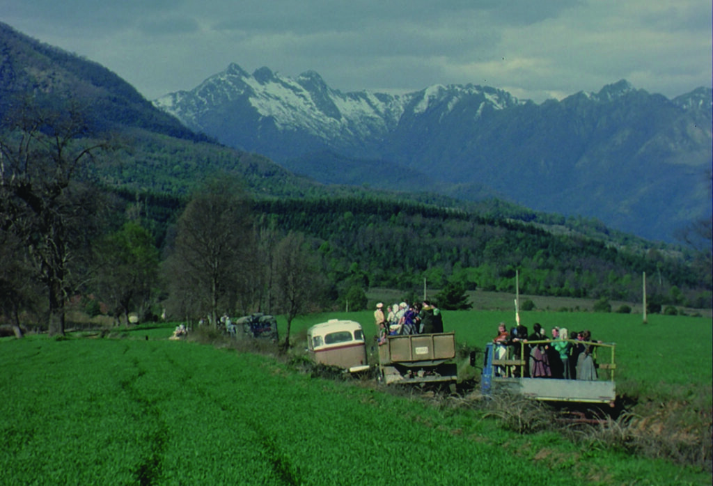 Colonia Dignidad_German settlers on trucks in Chile Â© LOOKSfilm