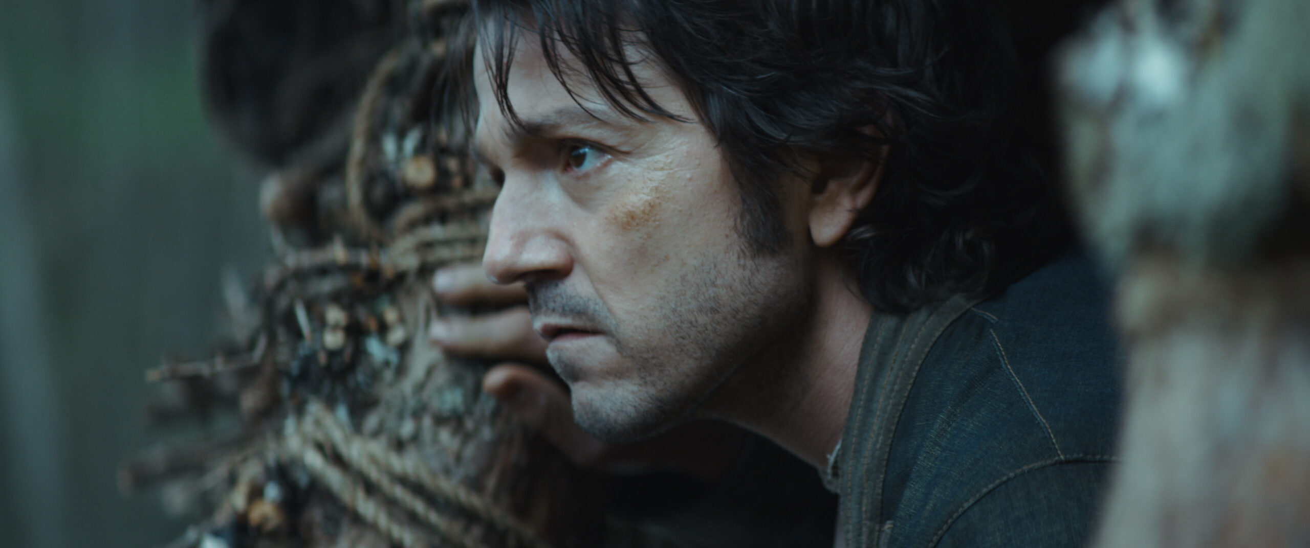 Cassian Andor (Diego Luna) in Lucasfilm's ANDOR, exclusively on Disney+. ©2022 Lucasfilm Ltd. & TM. All Rights Reserved.