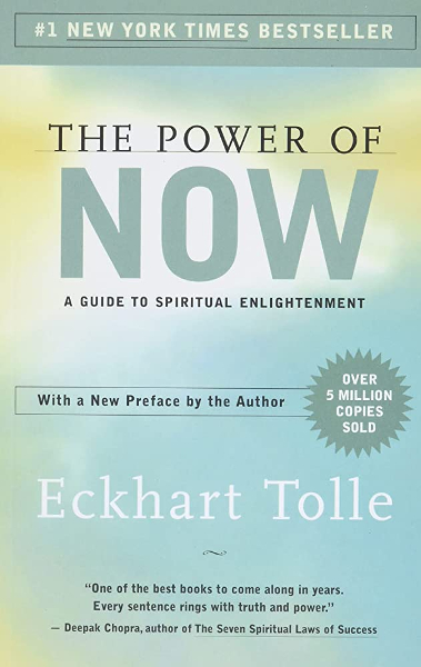 The Power of Now book cover (one of the best-selling self-help books)