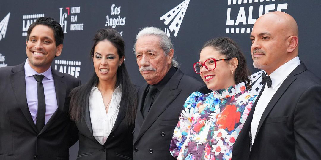 The team behind LALIFF on the LALIFF red carpet