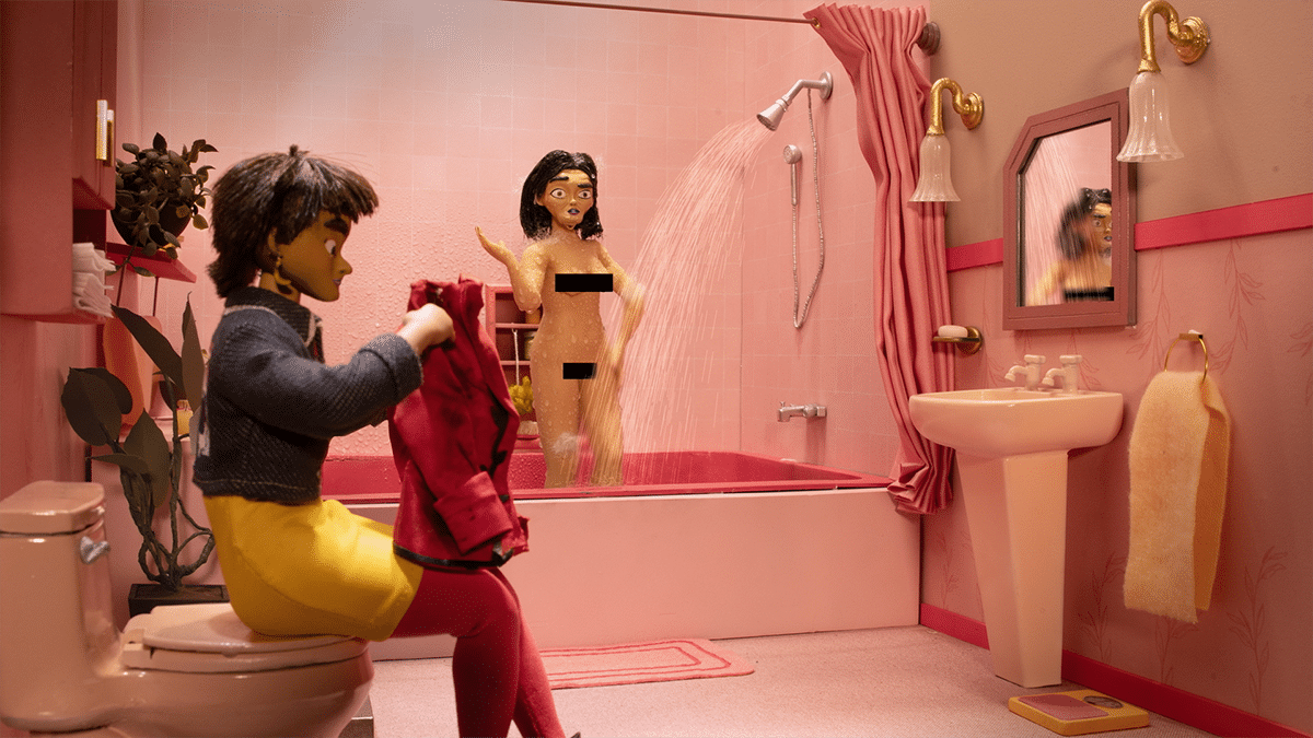 Women Wearing Shoulder Pads