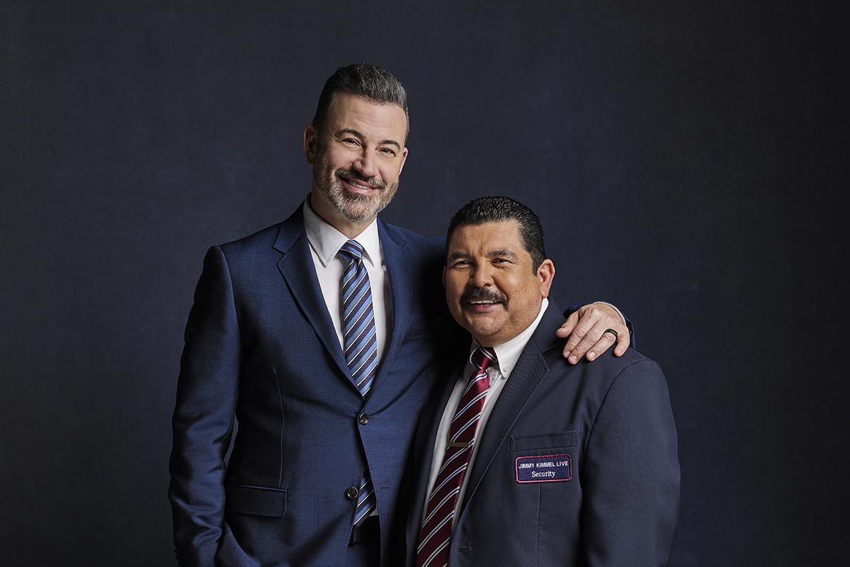 JIMMY KIMMEL LIVE! - ABC's "Jimmy Kimmel Live!" stars Jimmy Kimmel and Guillermo Rodriguez. (Disney/Mark Seliger)
